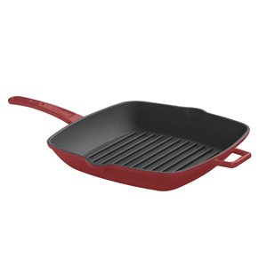 Lava grill serpenyő  28 x 28 cm, piros