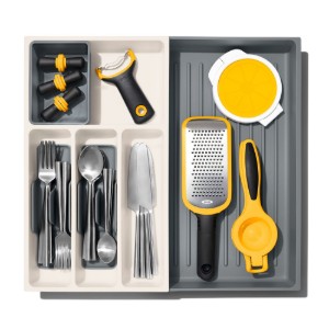 OXO - Kihúzható fiókrendszerező, műanyag, 25 - 45,9 cm 