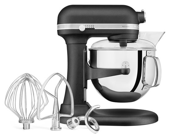 KitchenAid - 6,9 literes - 7580-as modell - Cast Iron Black  - Artisan konyhai keverő