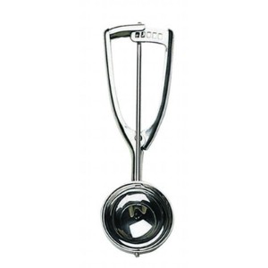 Kitchen Craft - 4,9 cm-es átmérőjű ~ rozsdamentes acél ~ kupás fagylalt adagoló kanál