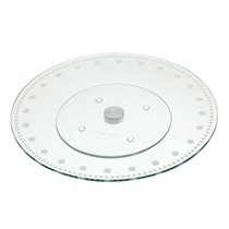 Kitchen Craft forgó tálaló 30 cm, üveg