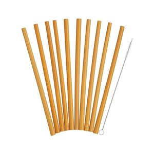 10 db bambuszból készült szívószál, 19 cm – kitchen craft készítette