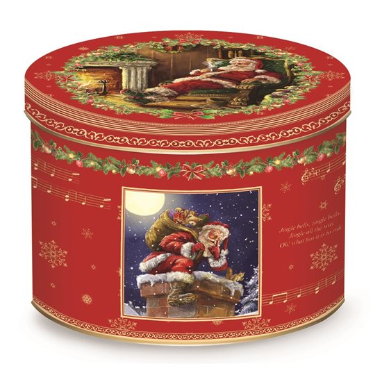 Porcelán bögre Piros 350ml, karácsonyi motívummal - Nuova R2S