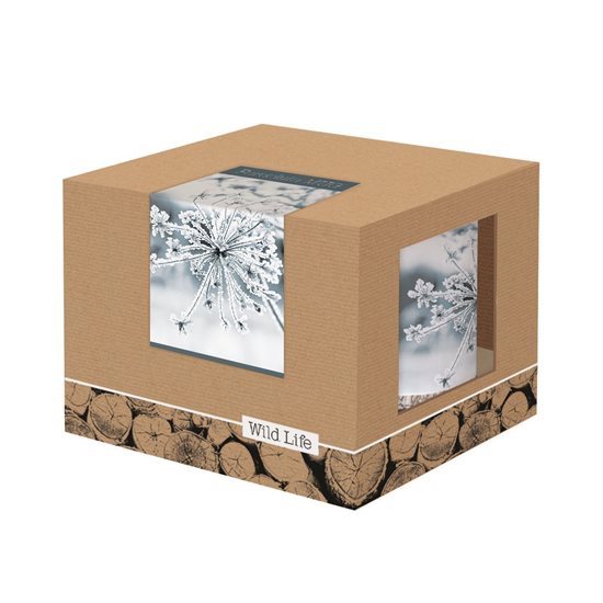 Porcelán bögre 350 ml, karácsonyi motívummal "Frozen Flower"- Nuova R2S