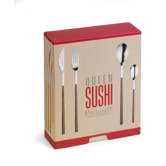 Pintinox 24 darabos Sushi Queen Mahogany evőeszköz készlet
