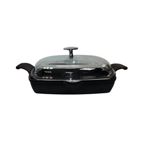 Lava grill serpenyő  fedővel 26 x 26 cm