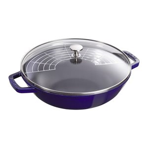 Staub wok 30 cm, Dark Blue