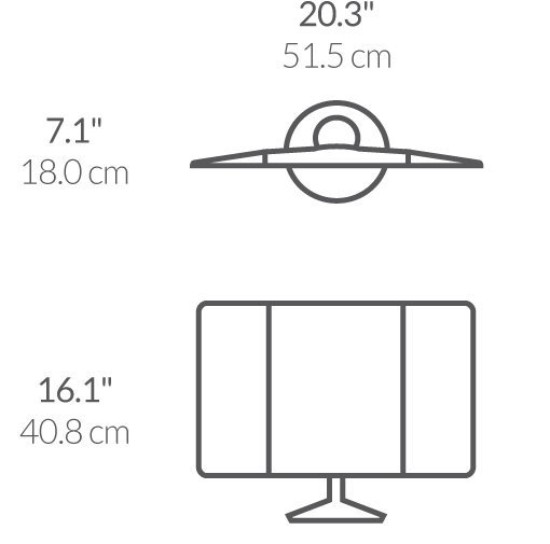 simplehuman Tükör érzékelőkkel