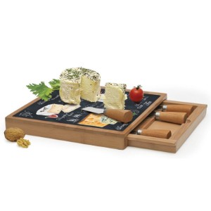 "World of cheese" 6 részes készlet sajtok adagolásához, 25 x 25 cm - Easy Life