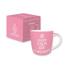 Nuova R2S porceláncsésze 350 ml - "Keep calm and eat cupcakes"