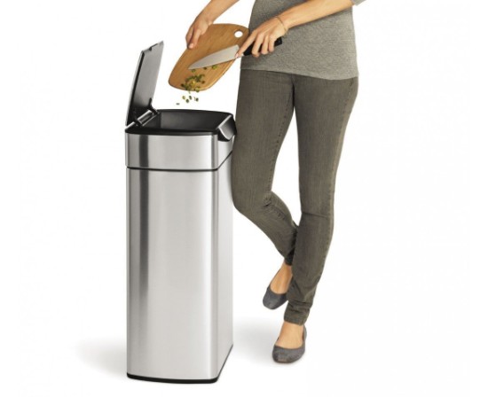 simplehuman Szenzoros szemetes, 30 L, rozsdamentes acél