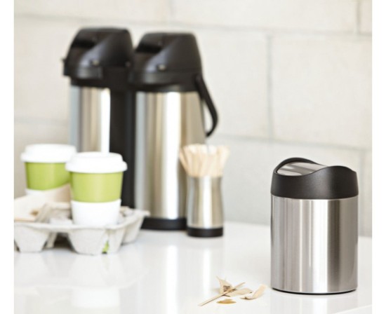 Simplehuman -  Rozsdamentes acél; 1,5 litres mini / asztali szemetes