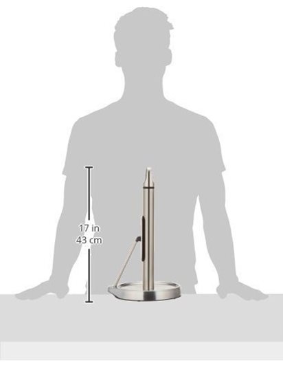 Simplehuman - 36,3 cm-es rozsdamentes acél konyhai papírtörlő-tekercs tartó