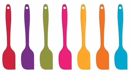 Kitchen Craft spatula 20 cm, piros