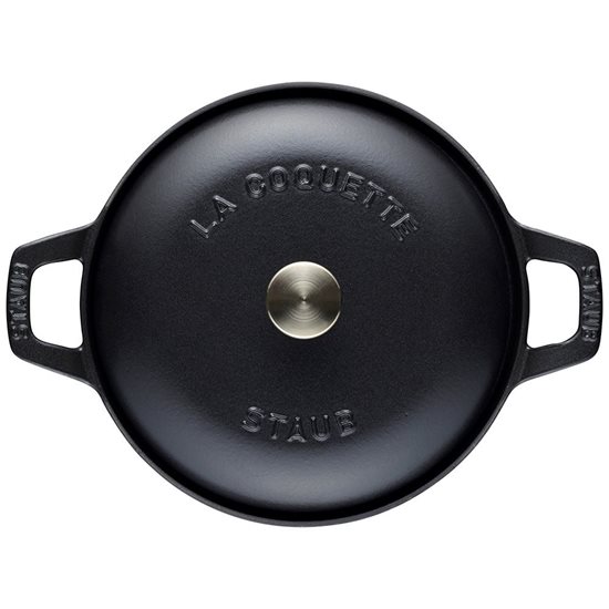 Staub cocotte 20 cm/2,45 l  "La Coquette", Black Matte