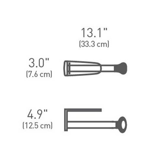 Simplehuman - Konyhai papírtörlő tekercs tartó, 33,3 cm, rozsdamentes acél