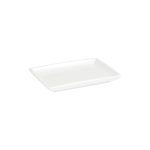 Porland ~ 18 X 13 cm-es "Gastronomi" porcelán reggeli tálaló tálca