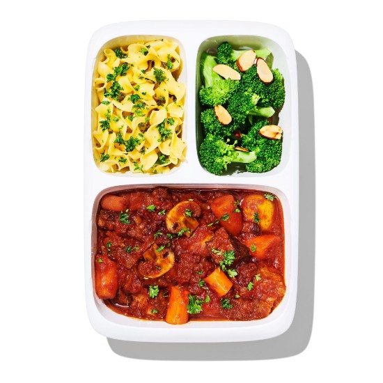 Prep & Go 3 rekeszes ételtartó, 26,7 x 18,4 cm, műanyag - OXO