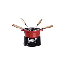 Staub mini Fondue készlet 7 darabos / 0,25 L piros