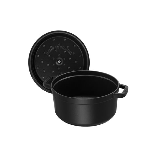 Staub - Cocotte fazék, öntöttvas, 18cm/1,7L, Black