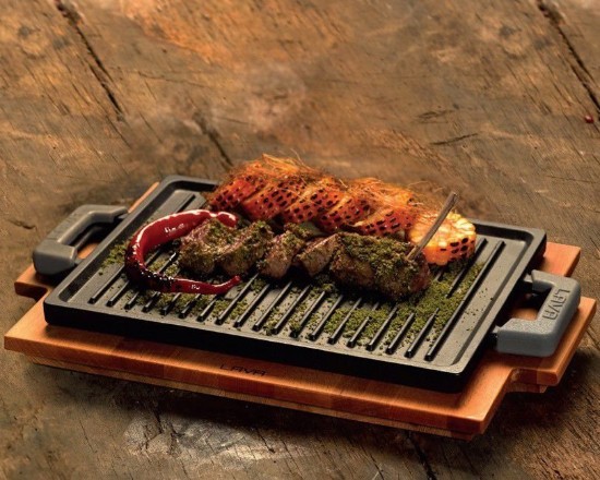 Lava öntvény grillsütő készlet, 22 x 30 cm