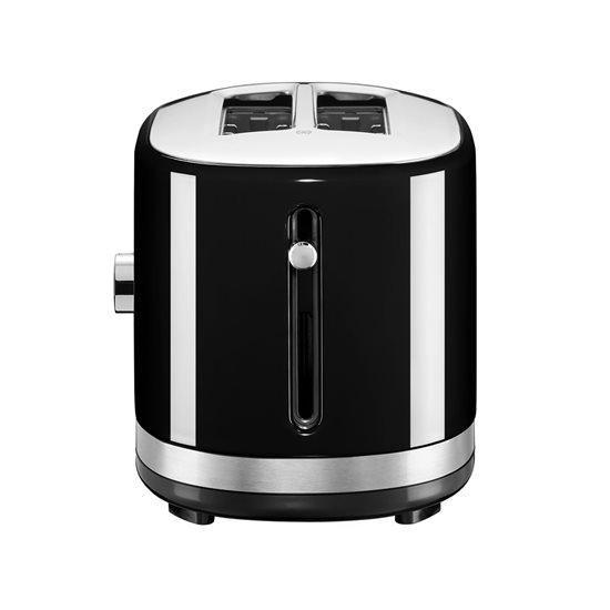 KitchenAid - Onyx Black - 1200 W-os; kézi szabályozású 2 szeletes kenyérpirító