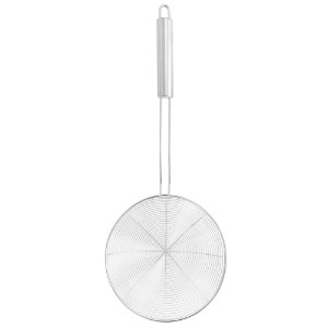Pókháló típusú szűrő, rozsdamentes acél, 18 cm - Zokura