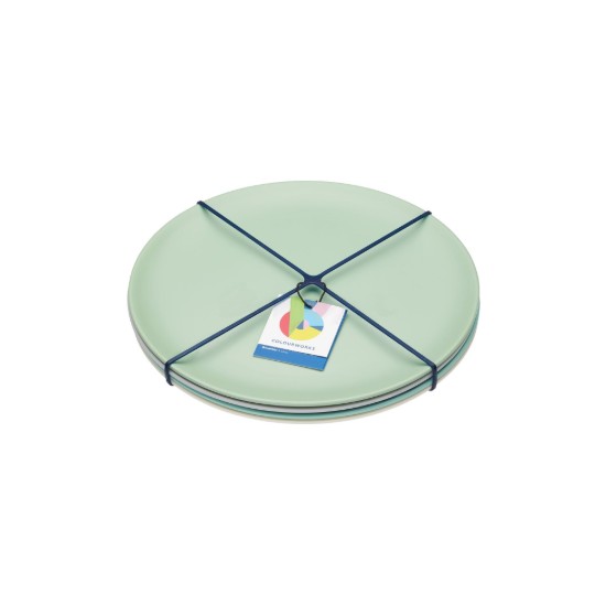 Melaminból készült 4 tányéros készlet, 23 cm -  Colourworks