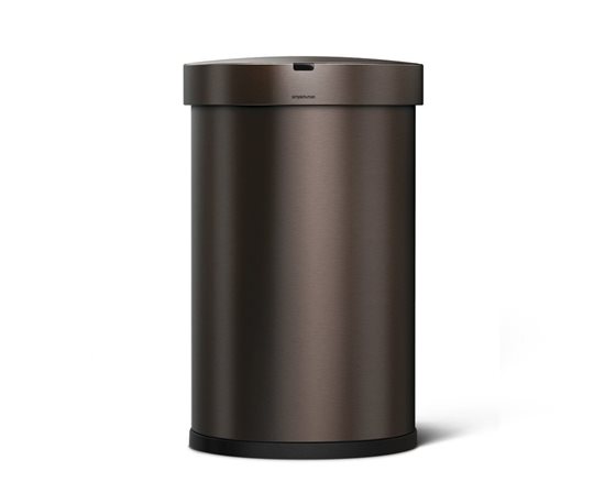 simplehuman - érzékelővel ellátott félkör alakú szemetes, 45 L