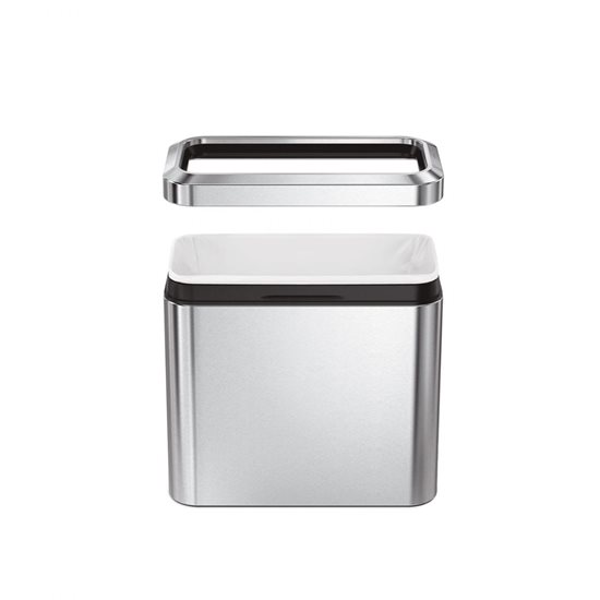 Simplehuman -  10 literes rozsdamentes acél SLIM Kuka