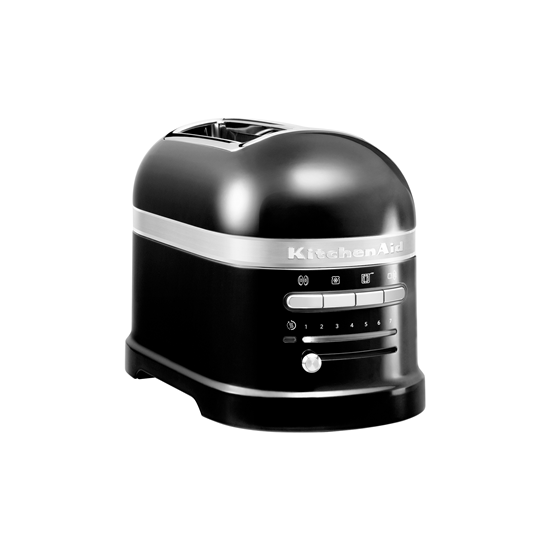 KitchenAid - 1250 W-os Artisan - Onyx Black - 2 nyílásos kenyérpirító