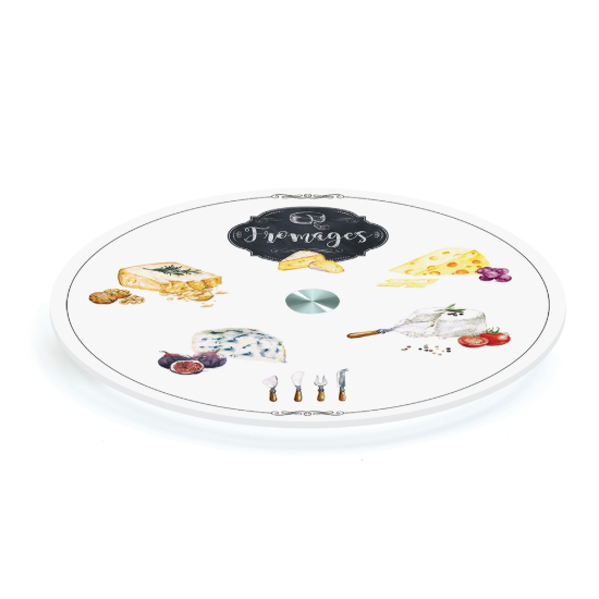 Nuova R2S üveg forgó tálaló 32cm