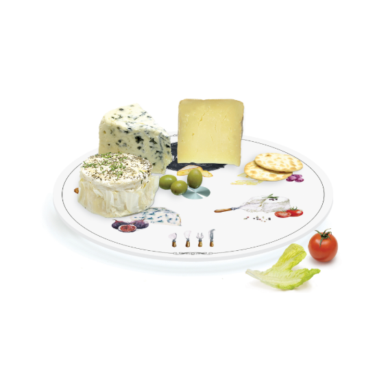 Nuova R2S üveg forgó tálaló 32cm