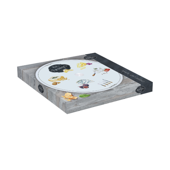 Nuova R2S üveg forgó tálaló 32cm