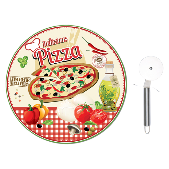 2 darabos pizzatálaló készlet - Nuova R2S