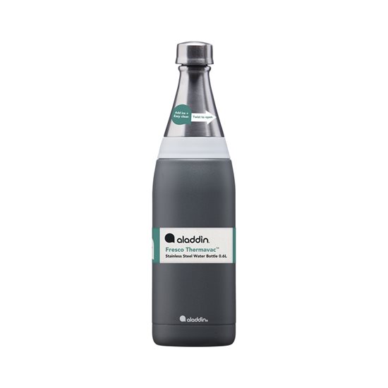 Aladdin - 600 ml-es Slate Grey rozsdamentes acél palack - Thermavac