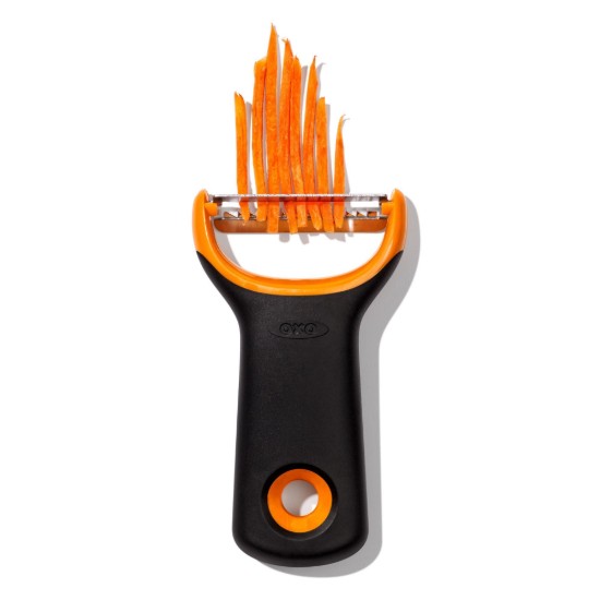 Julienne peeler, rozsdamentes acél, narancs - OXO