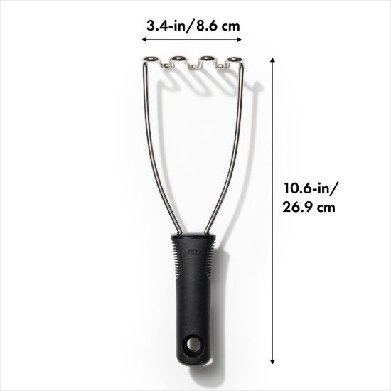 Kézi burgonyaprés, 27 cm, rozsdamentes acél - OXO