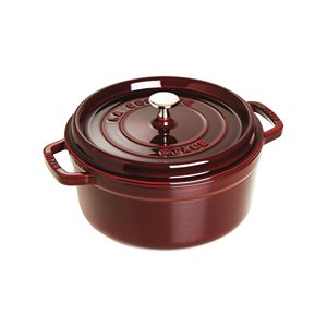 Staub cocotte fazék, öntöttvas, 26 cm/5,2 l, Grenadine