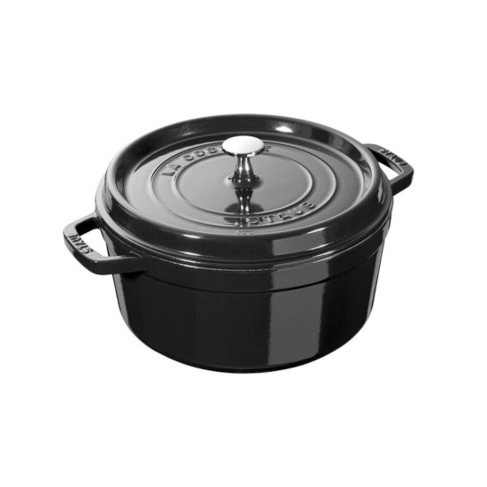 Staub Cocotte tál 26 cm/5,25 l, Shiny Black