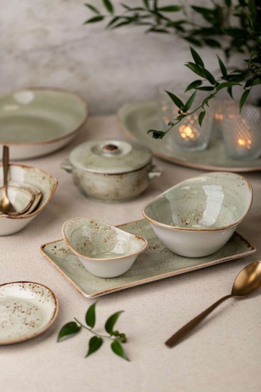 Négyszögletes tál One, 27 × 16,75 cm, "Craft Green" - Steelite