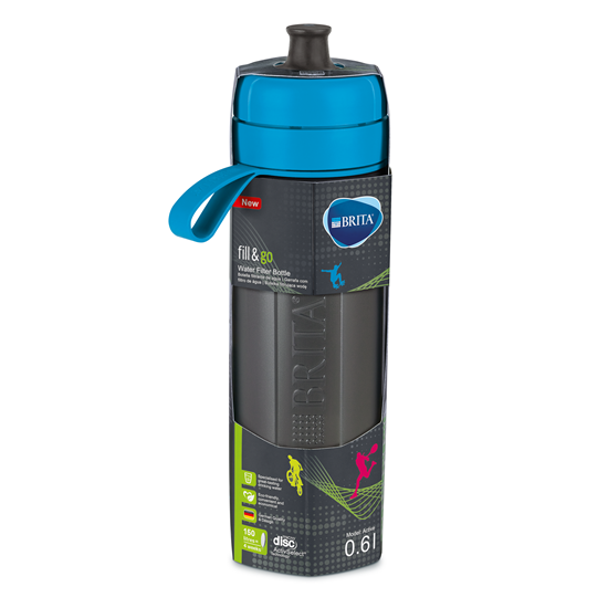 BRITA Fill&Go Active vízszűrős kulacs (kék)