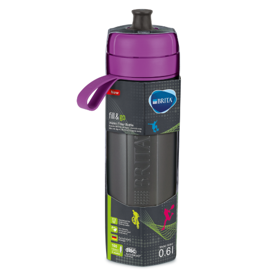 BRITA Fill&Go Active vízszűrős kulacs (lila)