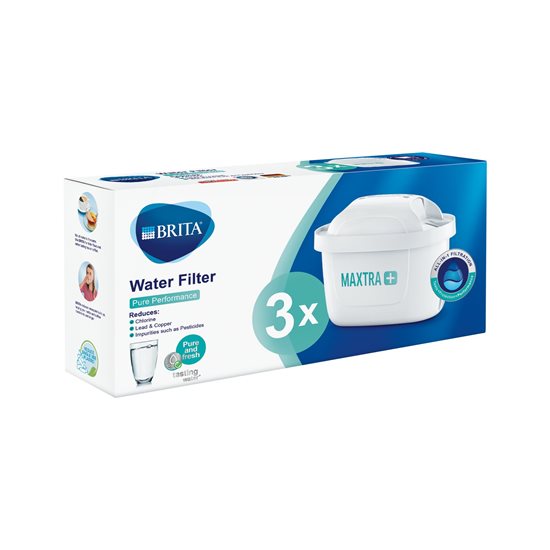 BRITA MAXTRA+ Pure Performance 3 db vízszűrő patron