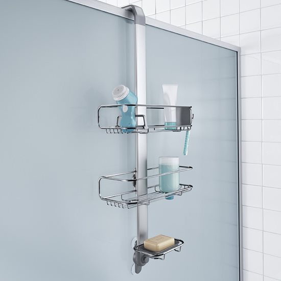 Simplehuman - Állítható zuhanytartó, eloxált alumínium