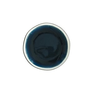 21 cm "Origin 2.0" kerámia tálaló tányér, kék - Nuova R2S