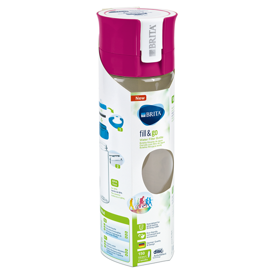 BRITA Fill&Go Vital vízszűrős kulacs (rózsaszín)