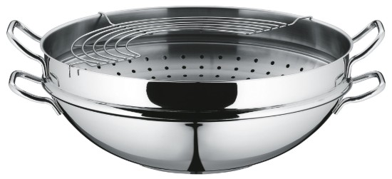 Wok serpenyő, 4 db, rozsdamentes acél, 36 cm, "Macao"  - WMF