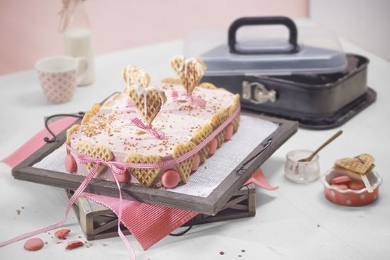 WMF "Bake&Take" sütőforma fedővel 35 x 24 cm