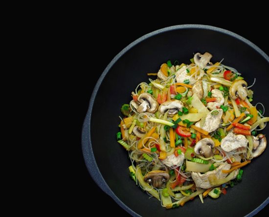AMT Gastroguss  Wok serpenyő, 28 cm
